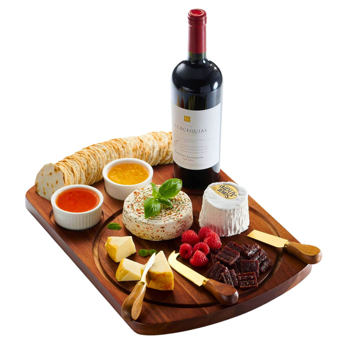 Godinger Prairie Farms 7 Piece Cheese Board Set
