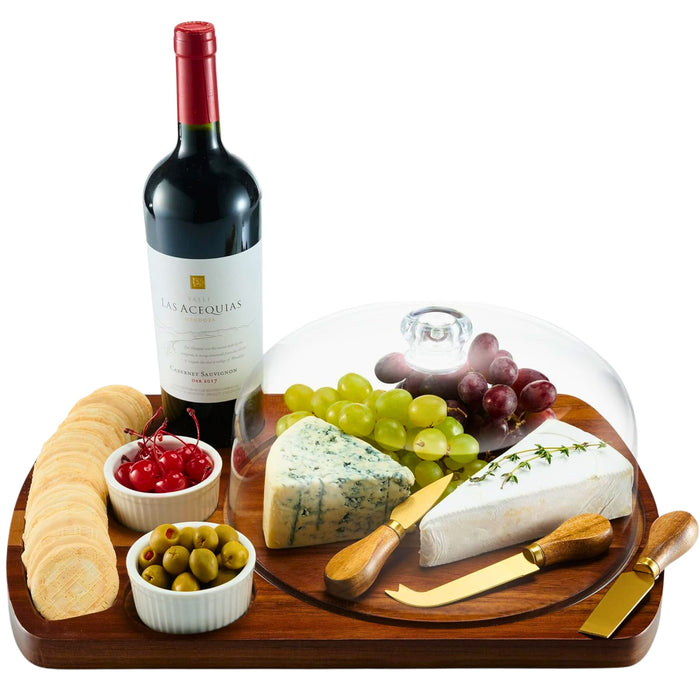Godinger Prairie Farms 7 Piece Cheese Board Set