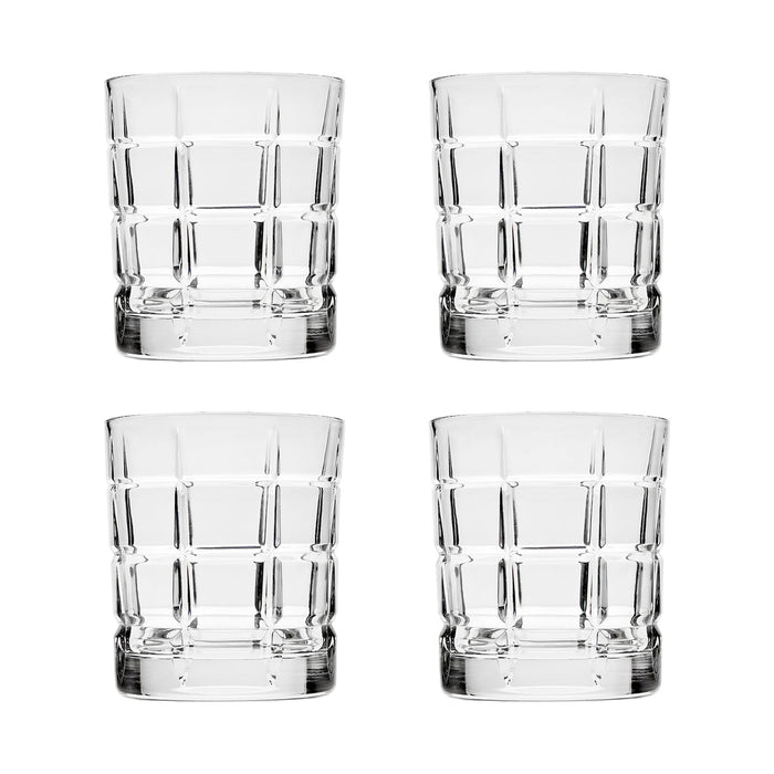 Godinger Radius Double Old Fashion Set Of 4