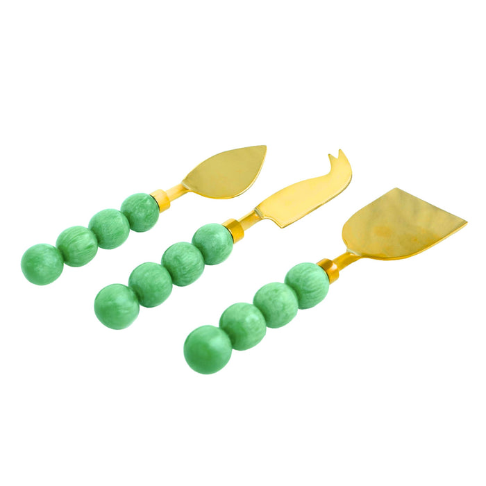 Godinger Rathlin Green 3 Piece Cheese Tool Set
