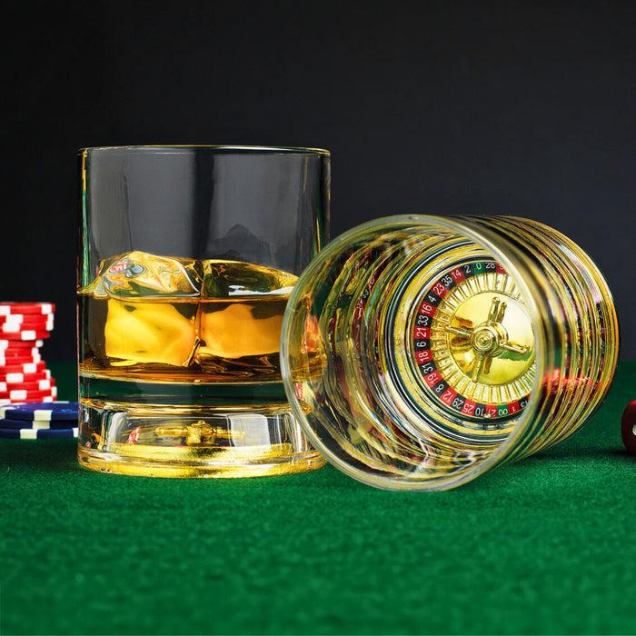 Godinger Roulette Double Old Fashion Set Of 2