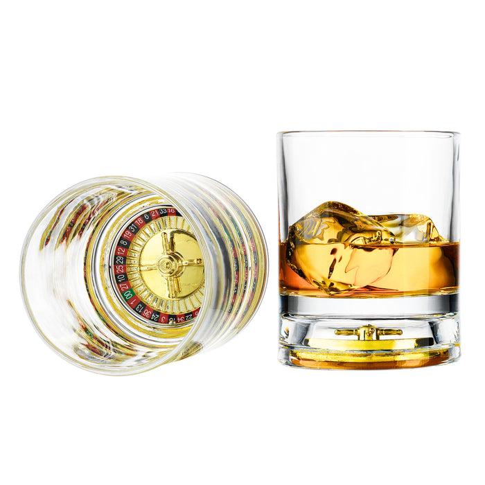 Godinger Roulette Double Old Fashion Set Of 2