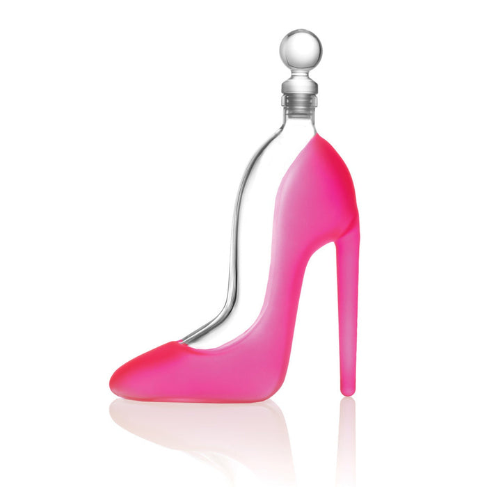 godinger Runway Pink High Heel Decanter