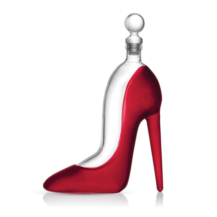 Godinger Runway Red High Heel Decanter