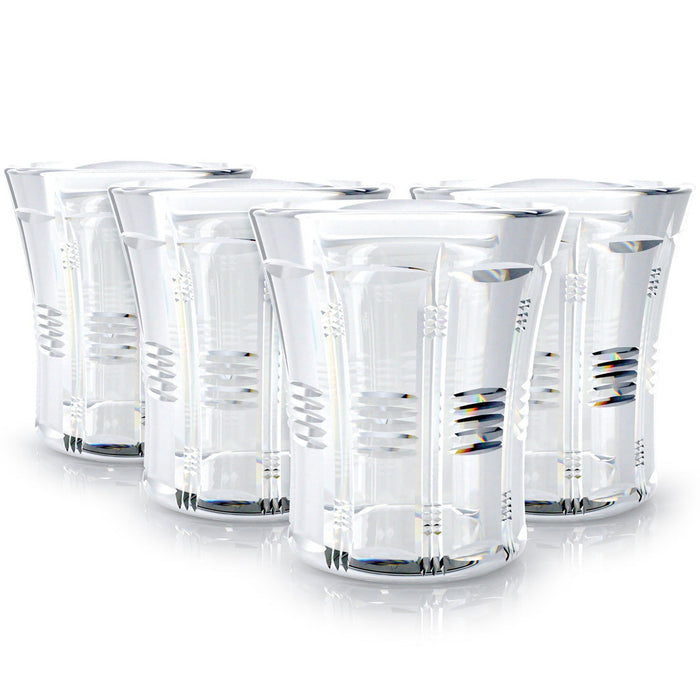 godinger Sadie Double Old Fashion Glass Set of 4