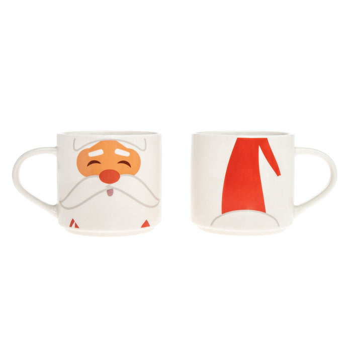 Godinger Santa Stacking Mug Set