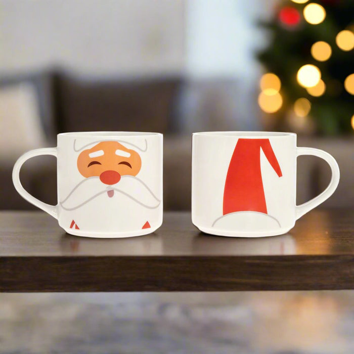 Godinger Santa Stacking Mug Set
