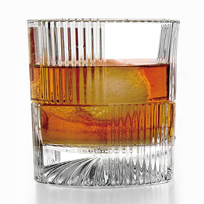 Godinger Scatola Double Old Fashion Glass Set Of 4