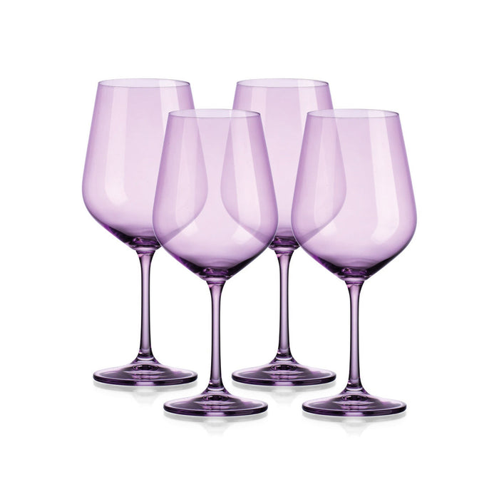 Godinger Sheer Lilac Red Wine Glass Set Of 4