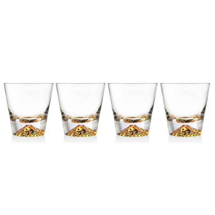 godinger Sierra Double Old Fashion Glass Set of 4