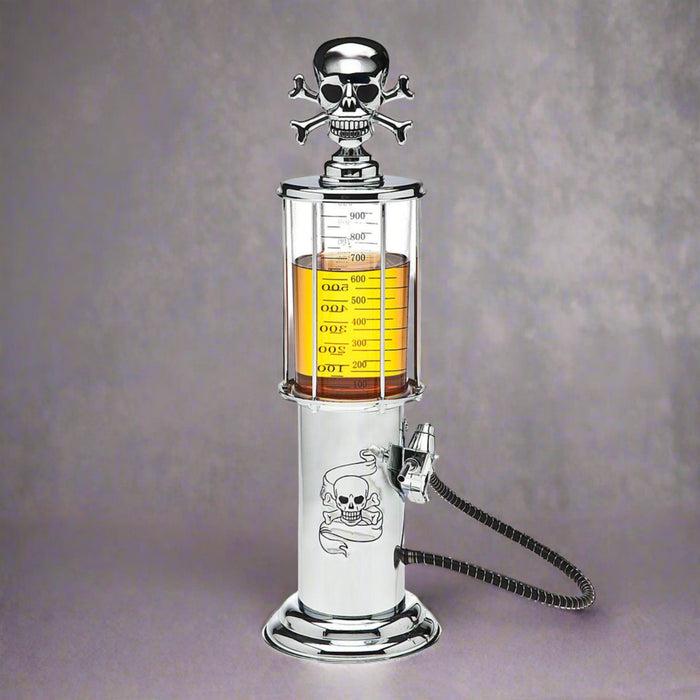 Godinger Skull Gas Pump Liquor Dispenser
