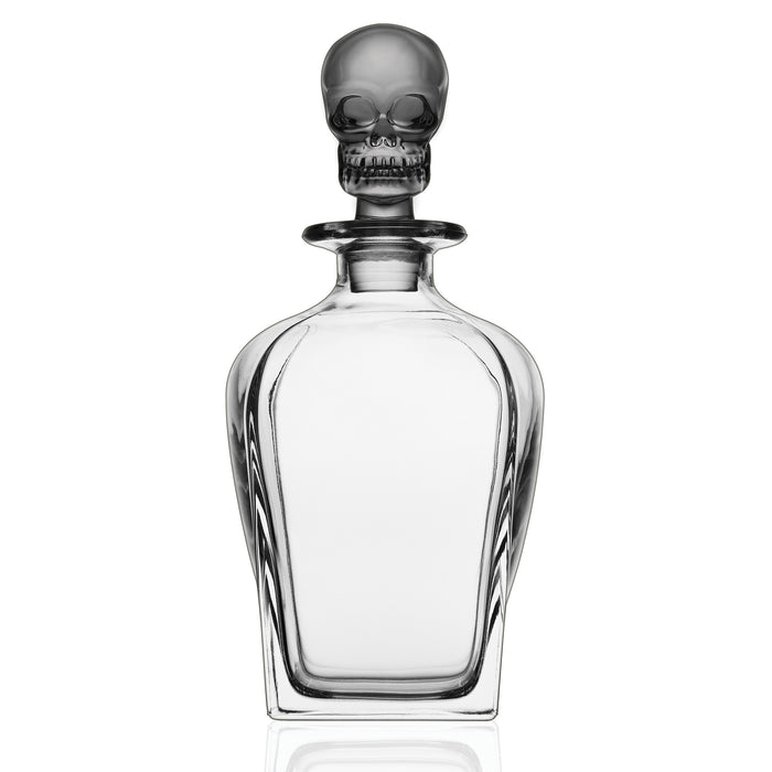 godinger Skull Smoked Whiskey Decanter