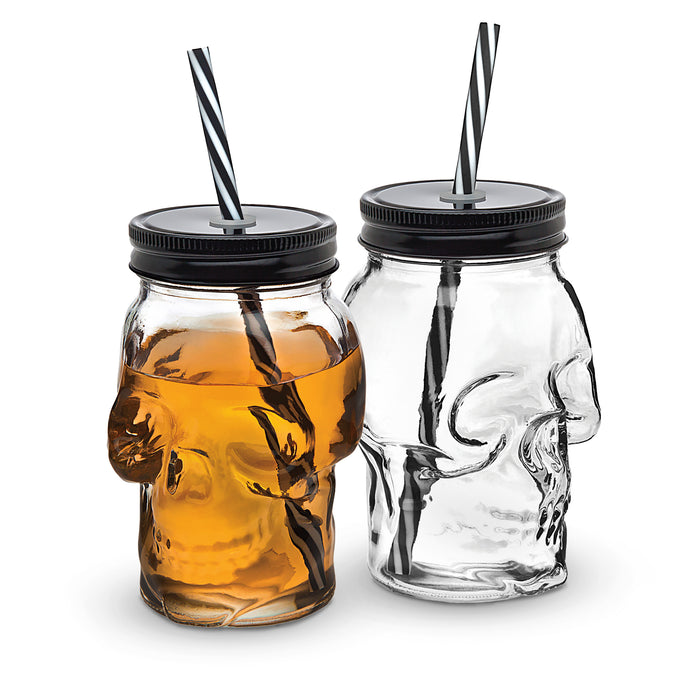 godinger Skull Tumbler Travel Set