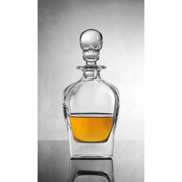 Godinger Skull Whiskey Decanter