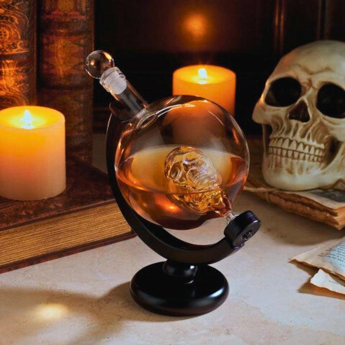 Godinger Skull Whiskey Decanter