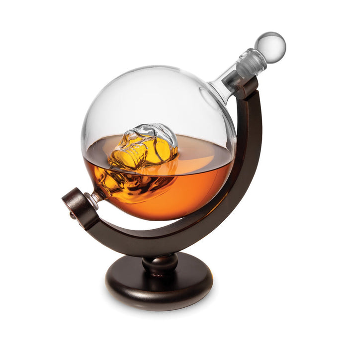 godinger Skull Whiskey Decanter
