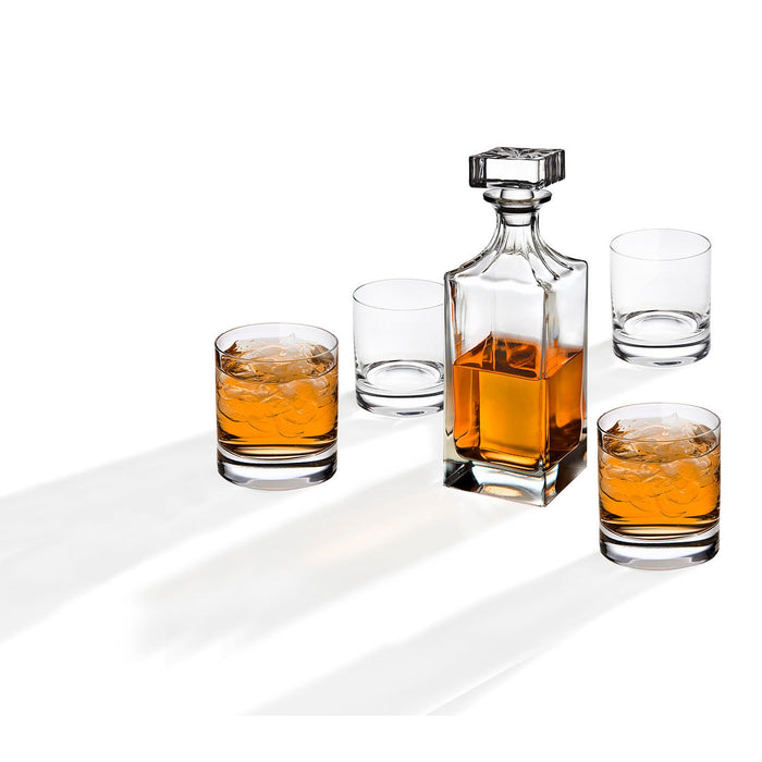 godinger Social 5 Piece Decanter Whiskey Set