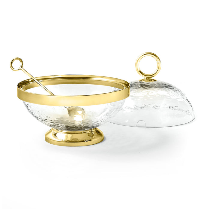 Godinger Sphere Gold Sugar Jar