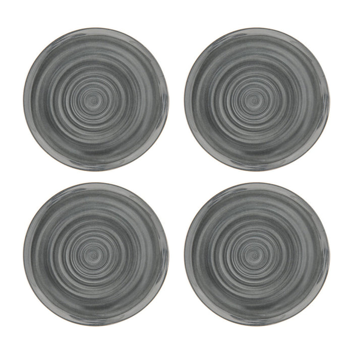 godinger Swirl Melamine Salad Plate Set of 4