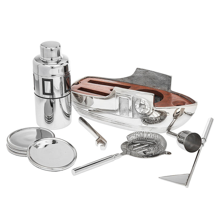 Godinger Tugboat Bar Tool Set