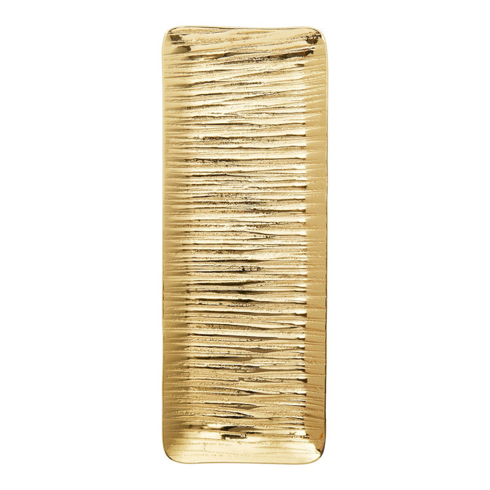 Godinger Wadi Gold Textured Rectangle Tray