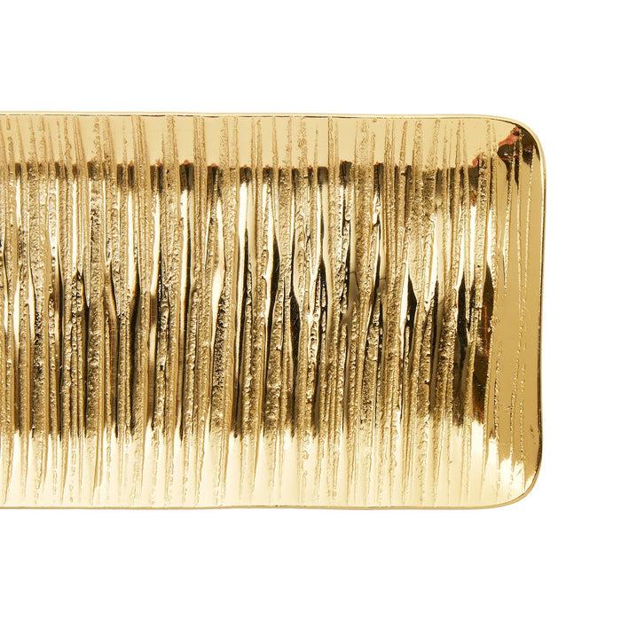 Godinger Wadi Gold Textured Rectangle Tray