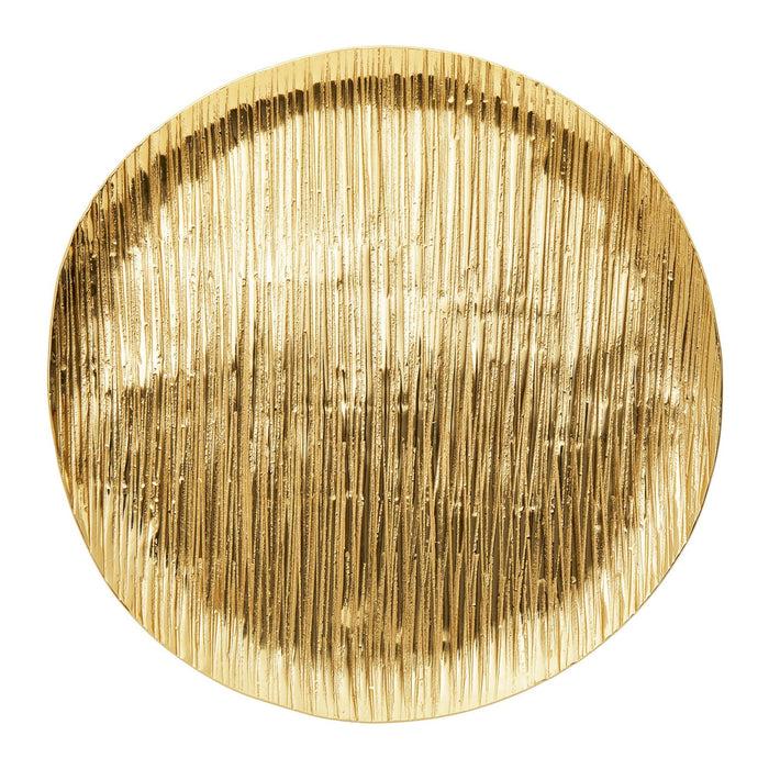 Godinger Wadi Gold Textured Round Tray