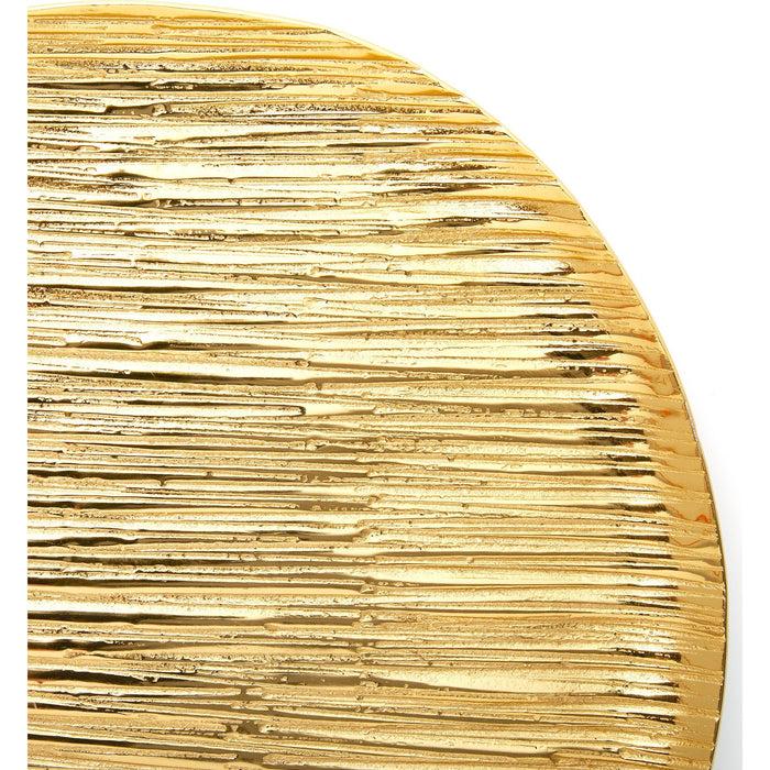 Godinger Wadi Gold Textured Round Tray