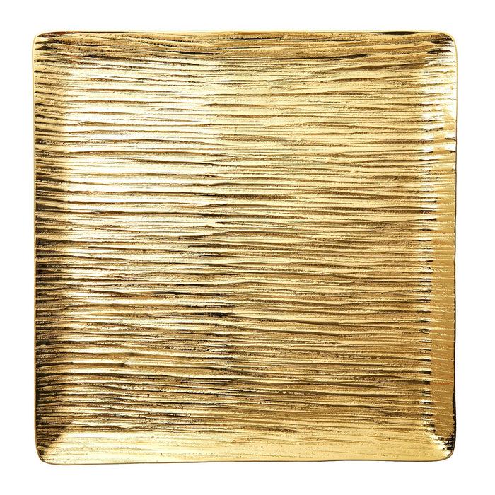 Godinger Wadi Gold Textured Square Tray