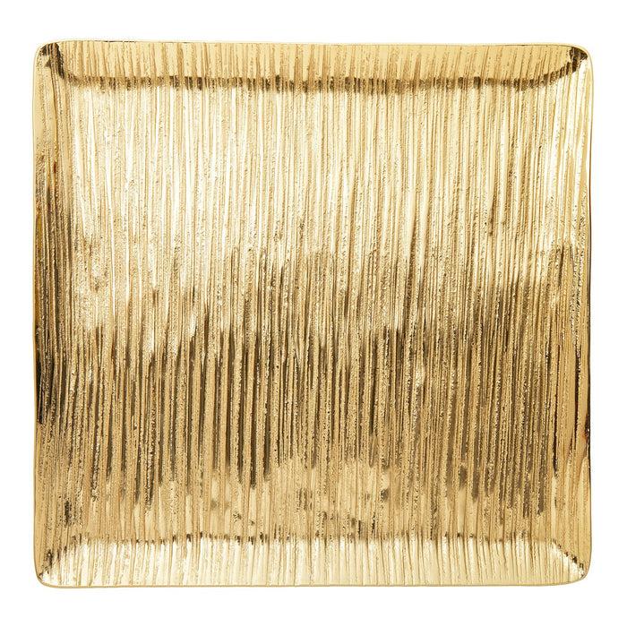 Godinger Wadi Gold Textured Square Tray