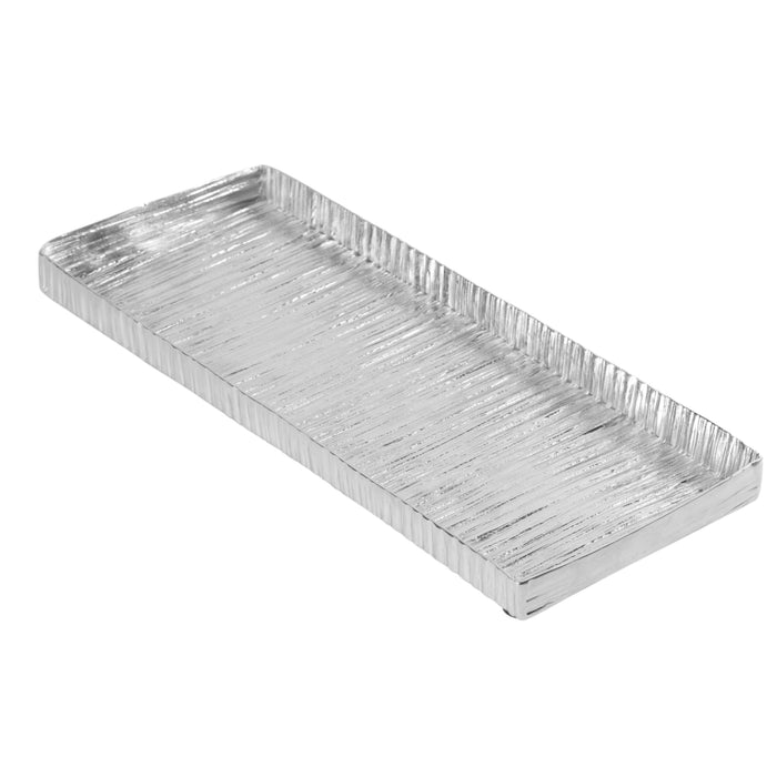 godinger Wadi Silver Textured Rectangle Tray