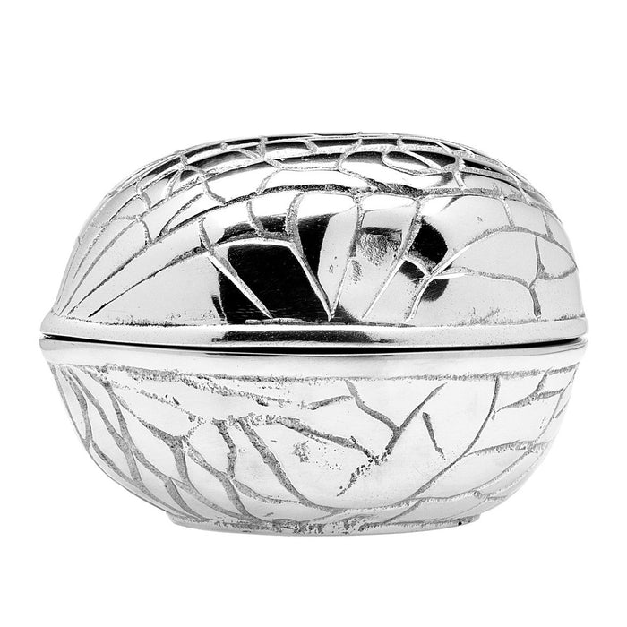 Godinger Walnut Stainless Steel Snack Jar