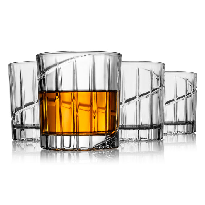 godinger Waverly Double Old Fashion Set of 4