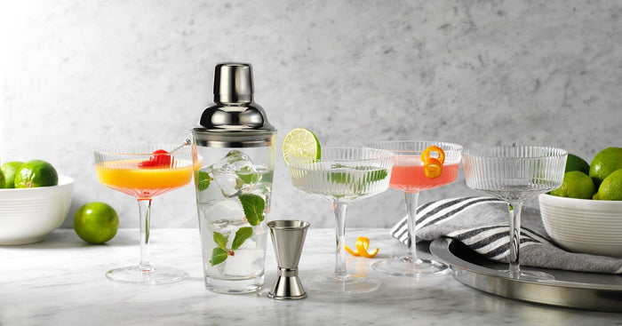 Godinger Whiskey & Rye 6 Piece Espresso Martini Set