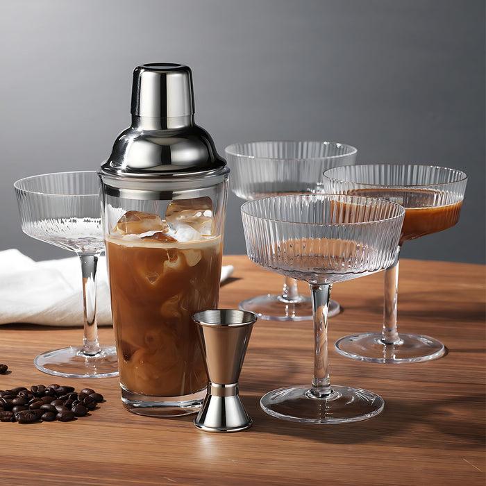 Godinger Whiskey & Rye 6 Piece Espresso Martini Set