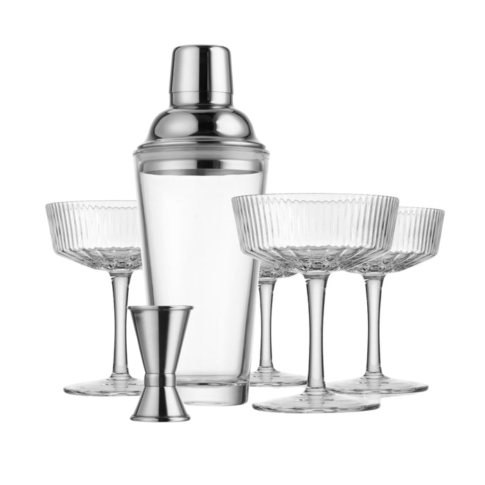 godinger Whiskey & Rye 6 Piece Espresso Martini Set