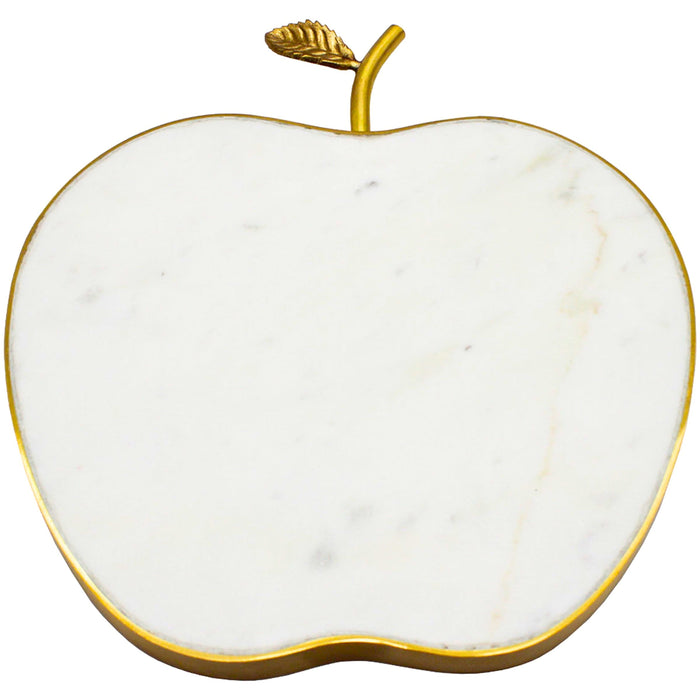 Godinger White Marble Apple Cheese Board