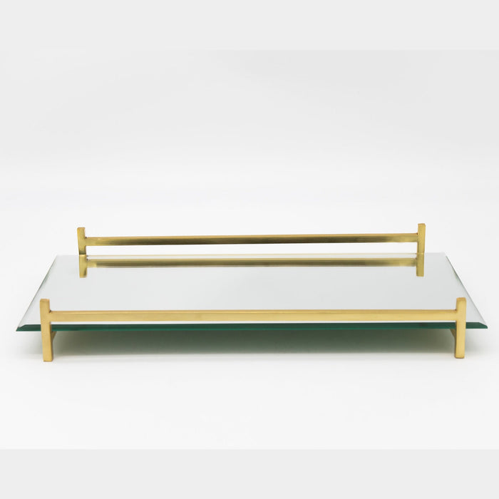 Godinger Wire Mirrored Serving Tray