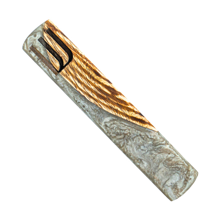 Godinger Wood & Grey Resin Mezuzah