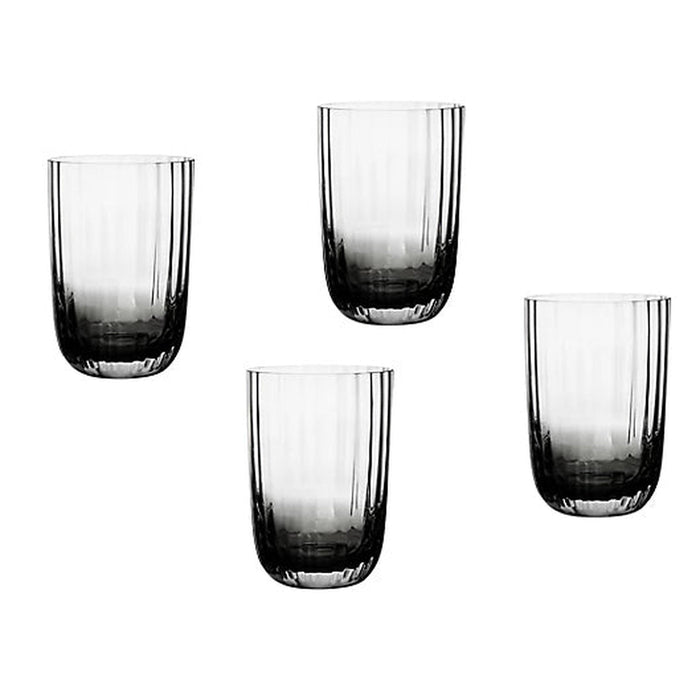 Godinger Wren Black Ombre Highball Set Of 4