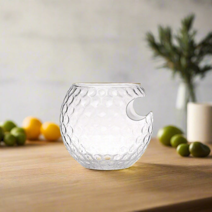 Godinger Golf Ball Cigar Double Old Fashion Set Of 2