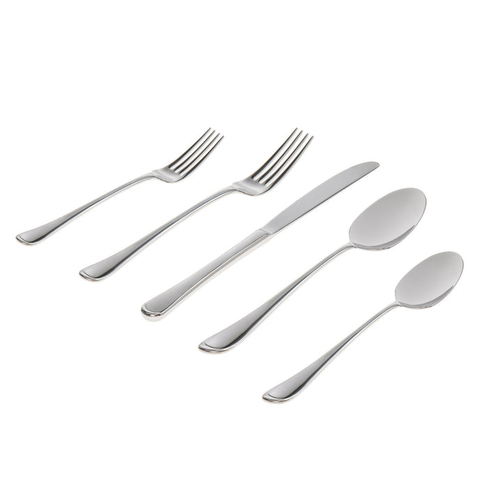 godinger Infinity Mirrored 18/0 Stainless Steel 20 Piece Flatware Set Service For 4