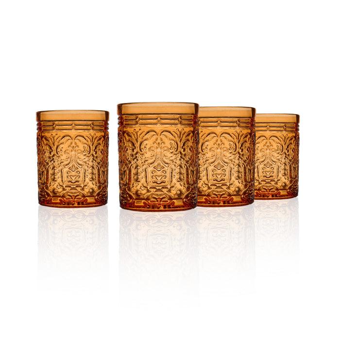 godinger Jax Orange Spice Double Old Fashion Set of 4