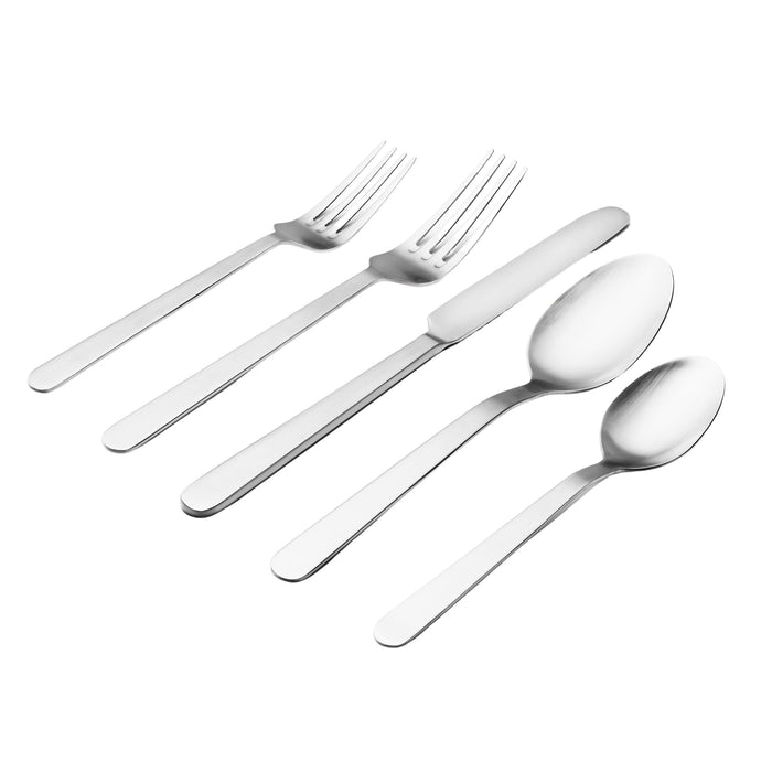 Godinger Lola Matte 18/0 Stainless Steel 20 Piece Flatware Set Service For 4