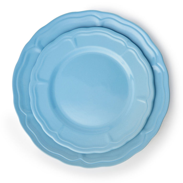 Godinger Madison Blue Stoneware 12 Piece Dinnerware Set Service For 4