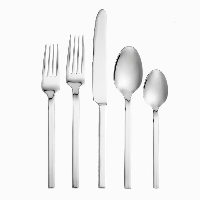 godinger Opus Mirrored 18/10 Stainless Steel 20 Piece Flatware Set Service For 4