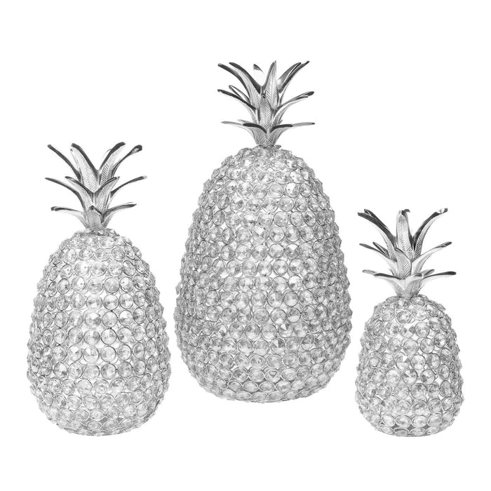 Godinger Pineapple Silver Glam Large Decorative Object