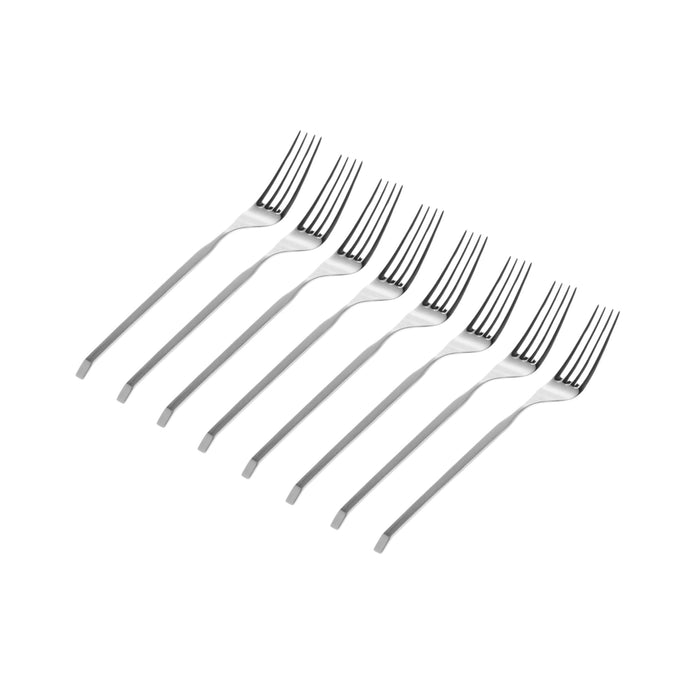 godinger Ramp Matte 18/0 Stainless Steel Salad Fork Set of 8