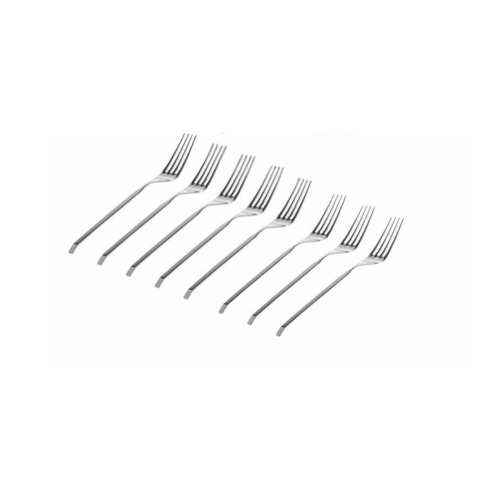 godinger Ramp Mirrored 18/0 Stainless Steel Salad Fork Set of 8