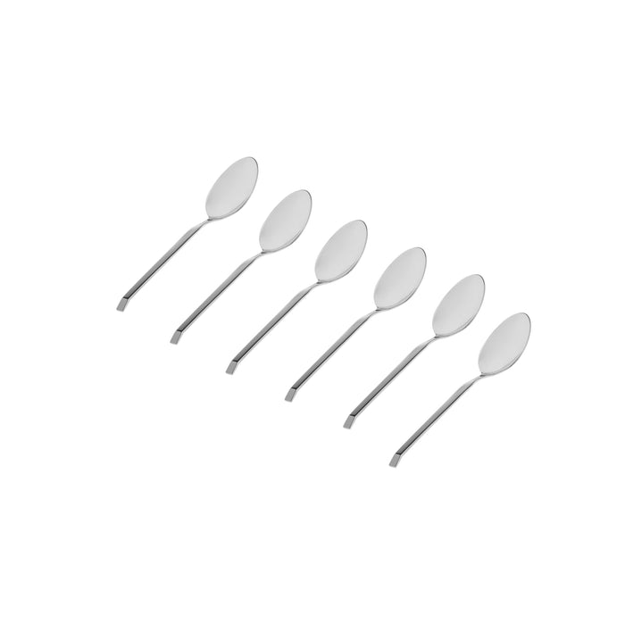 godinger Ramp Mirrored 18/0 Stainless Steel Teaspoon Set of 6